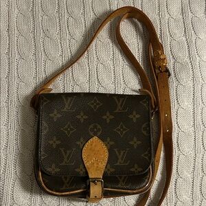 Louis Vuitton Monogram Mini Cartouchiere PM Crossbody Bag